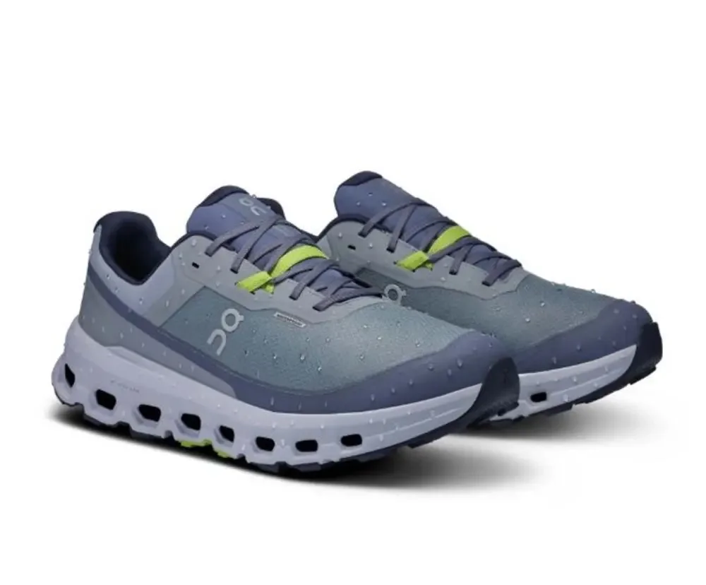 WATERPROOF TRAIL RUNNING On Cloudvista Gray Blue Shoes Mens 10.5
